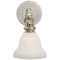 Visual Comfort Signature Collection E.F. Chapman Boston Sconce in Polished Nickel by Visual Comfort Signature SL2931PNSLEGWG