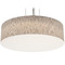AFX Lighting Afx Lighting Anton Satin Nickel LED Pendant Light with Drum Shade ANP2432L5AJUDSN-JT