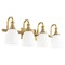 Quorum Lighting Richmond Aged Brass Bathroom Light by Quorum Lighting 5011-4-80