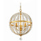 Crystorama Lighting Crystorama Lighting Roxy Antique Gold Mini-Chandelier ROX-A9003-GA