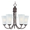Maxim Lighting Logan Oil Rubbed Bronze Chandelier by Maxim Lighting 10045FTOI