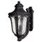 Hinkley Seeded Glass Outdoor Wall Light Black by Hinkley Lighting 1319MB