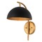 Kalco Lighting Marcel Wall Sconce in Matte Black & New Brass by Kalco Lighting 513721BNB