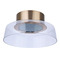 Craftmade Lighting Centric Satin Brass LED Flush Mount by Craftmade Lighting 55182-SB-LED