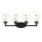 Generation Lighting Belton 28.75-Inch Midnight Black Bathroom Light by Generation Lighting 4414504-112