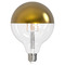 Bulbrite 6W G40 2700K Half Gold E26 Base LED Light Bulb by Bulbrite 776924