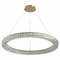 Oxygen Oxygen Elan Aged Brass LED Pendant Light with Drum Shade 3-875-40
