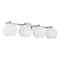 HomePlace by Capital Lighting Homeplace By Capital Lighting Ansley Brushed Nickel Bathroom Light 152141BN-548