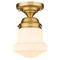 Z-Lite Vaughn Heritage Brass Flush Mount by Z-Lite 735F1-HBR