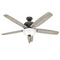 Hunter Fan Company Hunter Fan Company Reveille Noble Bronze LED Ceiling Fan with Light 52399