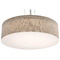 AFX Lighting Afx Lighting Anton Satin Nickel Pendant Light with Drum Shade ANP3044MBSN-JT