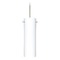 Besa Lighting Besa Lighting Copa Satin Nickel Mini-Pendant Light with Cylindrical Shade 1BT-493007-SN