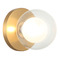 Matteo Lighting Matteo Lighting Solaris Aged Gold Brass LED Sconce WX33001AG