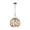 Visual Comfort Studio Collection Alexa Hampton Feccetta 15-Inch Laser Cut Antique Gild Pendant by Visual Comfort Studio AP1061ADB