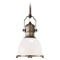 Visual Comfort Signature Collection E.F. Chapman Country Industrial Pendant in Nickel by Visual Comfort Signature CHC5133ANWG