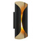 Matteo Lighting Matteo Lighting Ripcurl Matte Black & Gold Sconce S01612MB
