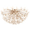 Corbett Lighting Corbett Lighting Corfu Ivory Coco & Bleached Abaca LED Semi-Flushmount Light 511-06-IYC