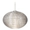 Besa Lighting Besa Lighting Pape Ribbed Glass Satin Nickel LED Pendant Light 1JT-4913GL-LED-SN