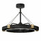 Maxim Lighting Jewel 33-Inch LED Chandelier Smart Fan in Black & Gold by Maxim Lighting 61019BCBKGLD