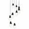 Schonbek Beyond Martini 9-Light LED Chandelier in Black by Schonbek Beyond BPD20209OH-BK