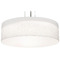 AFX Lighting Afx Lighting Anton Satin Nickel LED Pendant Light with Drum Shade ANP3044L5AJUDSN-LW