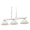 Z-Lite Cobalt Brushed Nickel Billiard Light by Z-Lite 152BN-AWL14