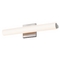 Sonneman Lighting Tubo Satin Nickel LED Bathroom Light by Sonneman Lighting 2430.13-FT