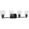 Progress Lighting Adley Black 4-Light Bathroom Light by Progress Lighting P300157-031