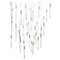 Modern Forms by WAC Lighting Modern Forms Magic Polished Nickel LED Multi-Light Pendant with Cylindrical Shade PD-35641S-PN