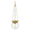 Z-Lite Z-Lite Calhoun Heritage Brass Mini-Pendant Light with Globe Shade 7506P9-HBR