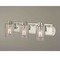 Design Classics Lighting Transitional 3-Light Bathroom Light in Satin Nickel 1203-09 GL1040C