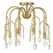 Savoy House Anholt 4-Light Convertible Semi-Flush in Noble Brass by Savoy House 6-6684-4-127