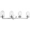 Progress Lighting Signal Polished Chrome 4-Light Bathroom Light by Progress Lighting P300177-015