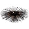 Visual Comfort Signature Collection Kelly Wearstler Strada Flush Mount in Aged Iron by Visual Comfort Signature KW4071AI