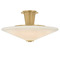Corbett Lighting Corbett Lighting Cologne Vintage Brass LED Semi-Flushmount Light 521-19-VB