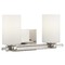 Progress Lighting Lisbon Polished Nickel 2-Light Bathroom Light by Progress Lighting P300198-104