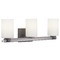 Progress Lighting Lisbon Black 3-Light Bathroom Light by Progress Lighting P300199-031