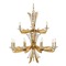 Fredrick Ramond Vida 37.25-Inch High Chandelier in Burnished Gold with Crystal by Fredrick Ramond FR40909BNG