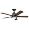 Kichler Lighting Colerne 52-Inch LED Fan in Distressed Black by Kichler Lighting 300052DBK
