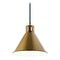 Kichler Lighting Zailey 10.75-Inch Natural Brass Pendant by Kichler Lighting 52176NBR