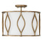Capital Lighting Capital Lighting Cohen Mystic Luster Semi-Flushmount Light 252531ML