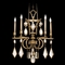 Fine Art Lamps Fine Art Lamps Encased Gems Gold Leaf Crystal Chandelier 719540-3ST