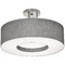 AFX Lighting Afx Lighting Montclair Satin Nickel LED Semi-Flushmount Light MCF1932LAJUD-GYSF