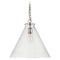 Visual Comfort Signature Collection Thomas OBrien Katie Conical Pendant in Nickel by Visual Comfort Signature TOB5226PNG6CG