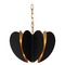 Visual Comfort Signature Collection Kate Spade New York Danes Chandelier in Black & Gild by Visual Comfort Signature KS5130BLKG