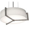 AFX Lighting Afx Lighting Apex Satin Nickel Pendant Light with Drum Shade APP1214MBWG-LW