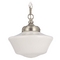 Design Classics Lighting 10-Inch Schoolhouse Mini-Pendant Light with Chain FA4-09 / GA10 / A-09