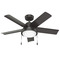 Hunter Fan Company Seawall 44-Inch LED Outdoor Fan in Noble Bronze by Hunter Fan Company 51441
