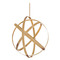 Modern Forms by WAC Lighting Kinetic Aged Brass LED Pendant by Modern Forms PD-61738-AB