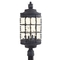 Minka Lavery Post Light with Clear Glass in Spanish Iron by Minka Lavery 8886-A39